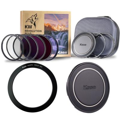 Kase 82mm KW Revolution Plus Mega Kit Magnetic Filter Kit with 77-82mm Step Ring and 82mm Lens Cap