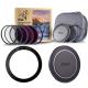 Kase 82mm KW Revolution Plus Mega Kit Magnetic Filter Kit with 77-82mm Step Ring and 82mm Lens Cap