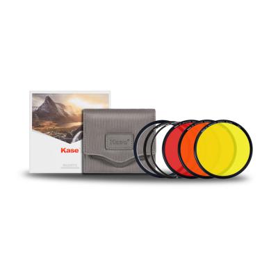 Kase Revolution 49mm Black and White Filter Kit Yellow #8 Orange #21 Red #25