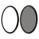Kase 77mm KW Revolution Magnetic CPL + ND64 6 Stop ND Combo Filter with 77mm Magnetic Adapter Ring 1