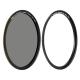 Kase 82mm KW Revolution Magnetic CPL + ND64 6 Stop ND Combo Filter with 82mm Magnetic Adapter Ring 1