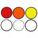 Kase Revolution 49mm Black and White Filter Kit Yellow #8 Orange #21 Red #25 2