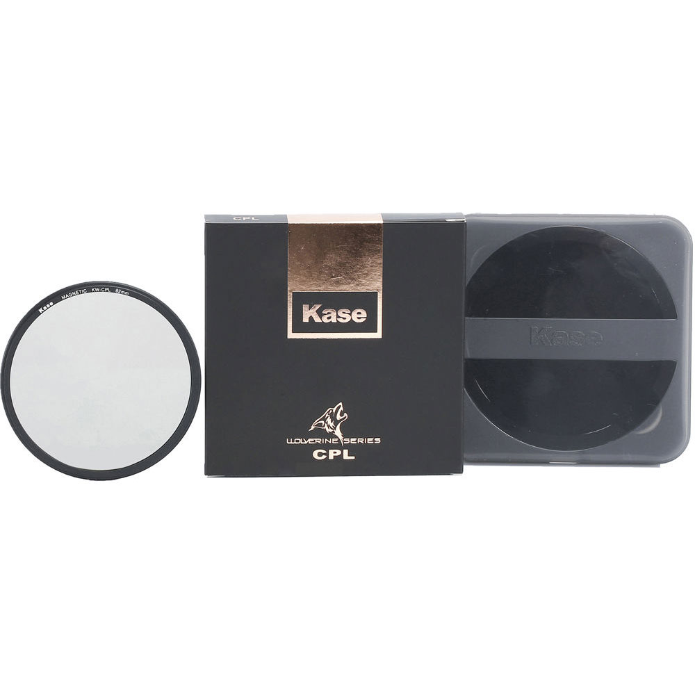 Kase 82mm Wolverine Circular Polarizer Filter with 82mm Lens