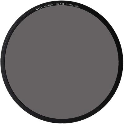 Kase 112mm Wolverine Magnetic ND8 Solid Neutral Density 0.9 Filter with 112mm Lens Adapter Ring (3-Stop) Kase 112mm Wolverine Magnetic ND8 Solid Neutral Density 0.9 Filter with 112mm Lens Adapter Ring (3-Stop)
