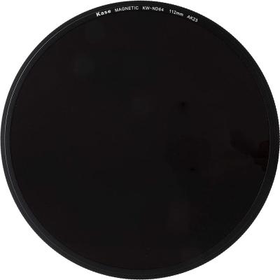 Kase 112mm Wolverine Magnetic ND64 Solid Neutral Density 1.8 Filter with 112mm Lens Adapter Ring (6-Stop) Kase 112mm Wolverine Magnetic ND64 Solid Neutral Density 1.8 Filter with 112mm Lens Adapter Ring (6-Stop)
