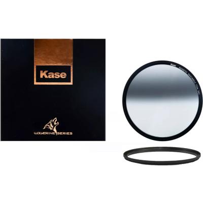 Kase 77mm Wolverine Magnetic Reverse Graduated Neutral Density 0.9 Filter with 77mm Lens Adapter Ring (3-Stop)