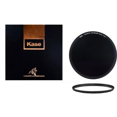 Kase 82mm Wolverine Magnetic ND64000 Solid Neutral Density 4.8 Filter with 82mm Lens Adapter Ring (16-Stop) Kase 82mm Wolverine Magnetic ND64000 Solid Neutral Density 4.8 Filter with 82mm Lens Adapter Ring (16-Stop)
