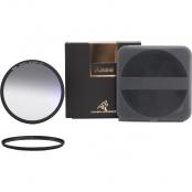  Kase 77mm Wolverine Magnetic Soft-Edge Graduated Neutral Density 0.9 Filter with 77mm Lens Adapter Ring (3-Stop)
