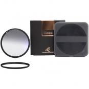  Kase 82mm Wolverine Magnetic Soft-Edge Graduated Neutral Density 0.9 Filter with 82mm Lens Adapter Ring (3-Stop)